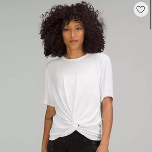 Lululemon White Knotted Women's Top